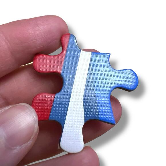 Vineyard Vines Jigsaw Puzzle 300 Pieces Patriotic Flag Whale Summer Vacation - Picture 7 of 9